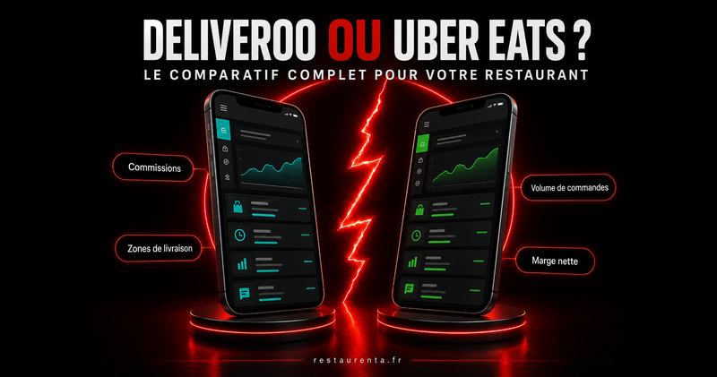 Deliveroo ou Uber Eats ? Le comparatif complet pour votre restaurant