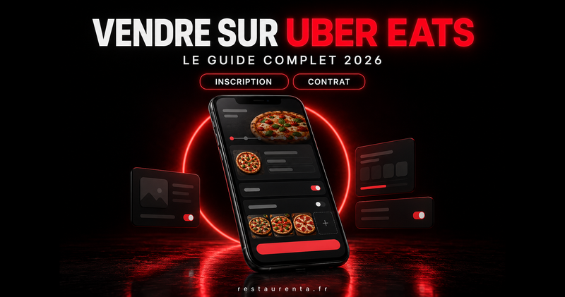 Vendre sur Uber Eats : le guide complet 2026 pour inscrire son restaurant, couverture Restaurenta